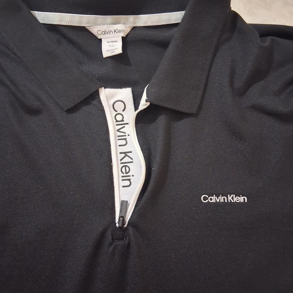 Calvin Klein Black Men's Polo Shirt